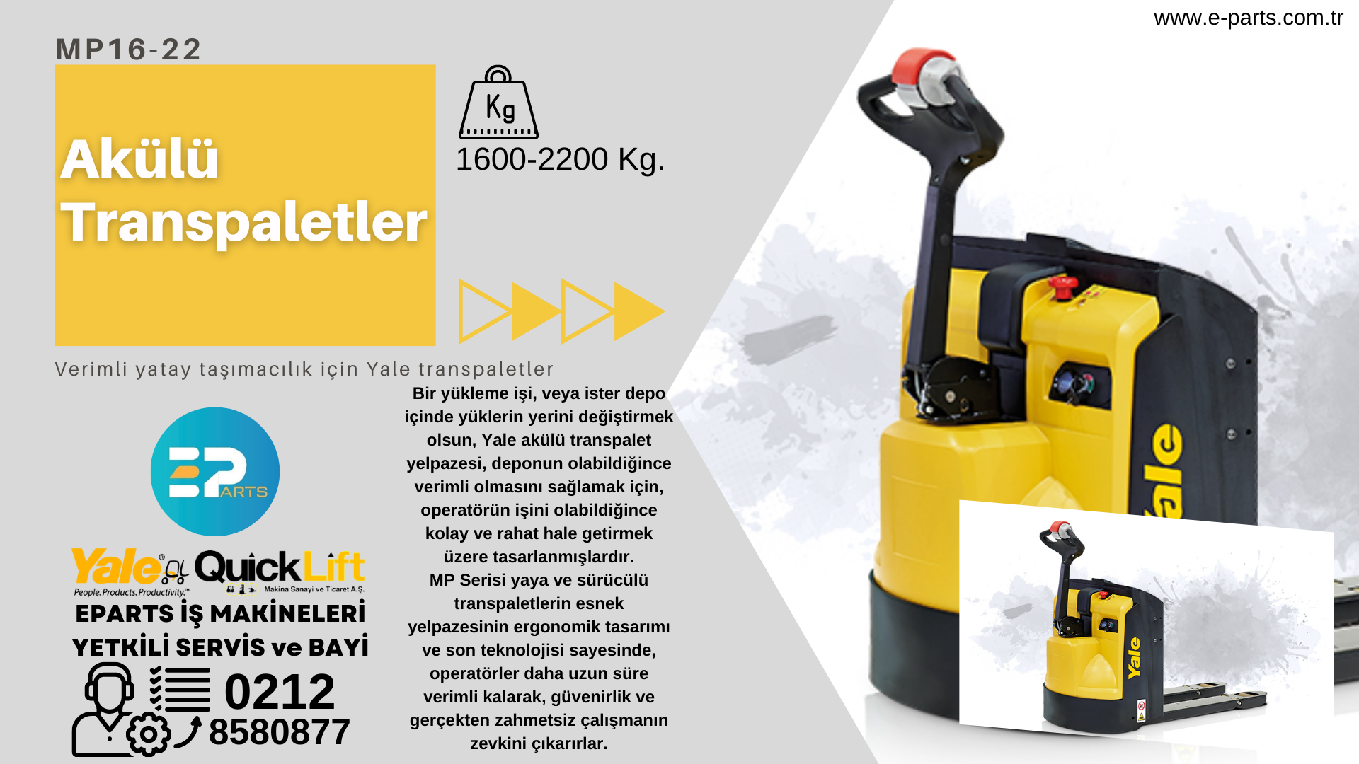 Akülü Transpaletler