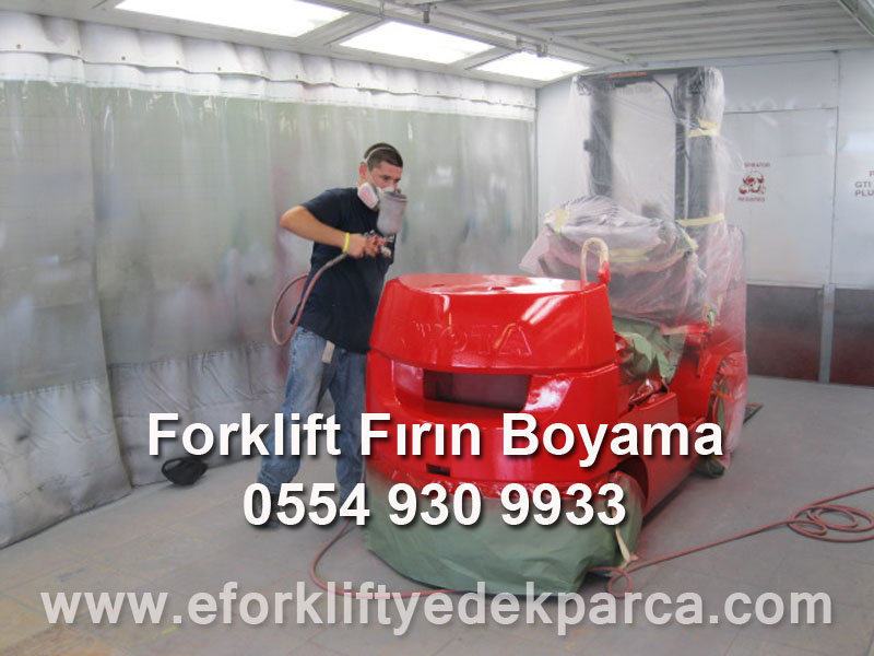 Forklift Boyama 