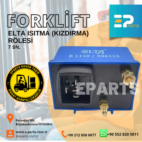 12V KIZDIRMA RÖLESİ 7 SN (+)