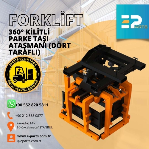 360° Kilitli Parke Taşı Ataşmanı (Dört Taraflı)