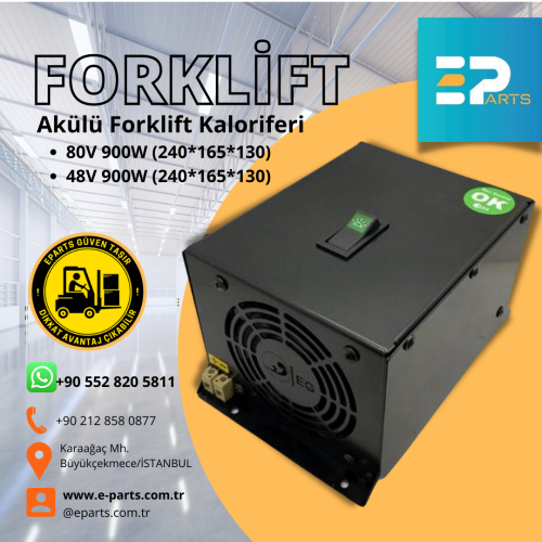 Akülü Forklift Kaloriferi 80V 900W (240*165*130)