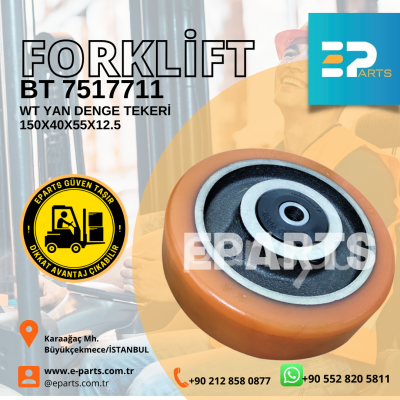 BT 7517711 WT YAN DENGE TEKERİ -150x40x55x12.5