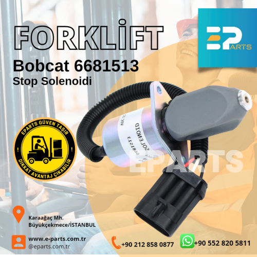 Bobcat Stop Solenoidi 6681513