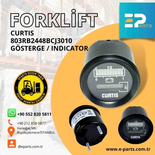 CURTIS 803RB2448BCJ3010 Akü Göstergesi ve Çalışma Saati 24V/48V