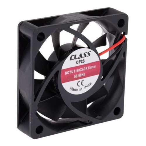 DC Kare Aksiyel Fan 60x60x15