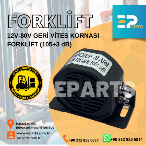 FORKLİFT GERİ VİTES KORNASI 12V-80V   (105+3 dB)