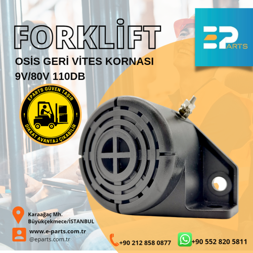 FORKLİFT OSİS 9V/80V 110 DB. GERİ VİTES KORNASI