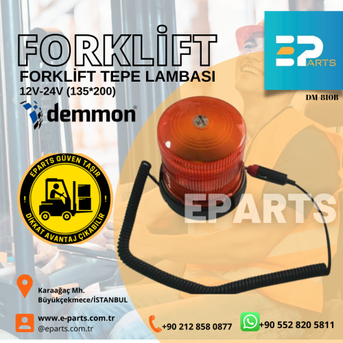 FORKLİFT TEPE LAMBASI  12V-24V (135*200)