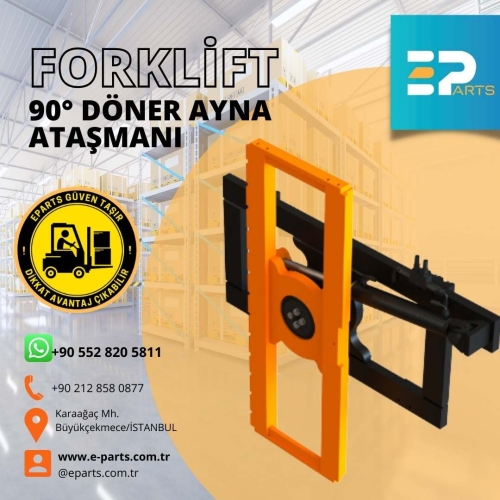 Forklift 90° Döner Ayna Ataşmanı
