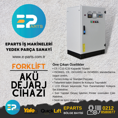 Forklift Akü Deşarj Cihazı