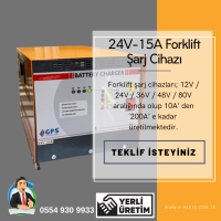 Forklift Akü Şarj Cihazı 24V-60A