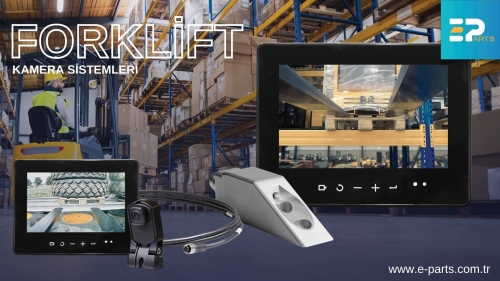 Forklift Çatal Kamera Sistemi Kablolu