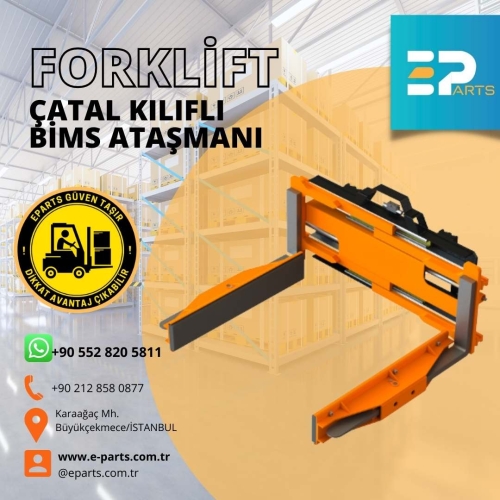 Forklift Çatal Kılıflı Bims Ataşmanı