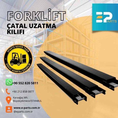 Forklift Çatal Uzatma Kılıfı 2 Metre