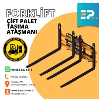 Forklift Çift Palet Taşıma Ataşmanı