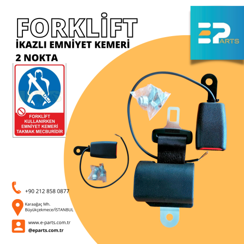 Forklift İkazlı Emniyet Kemeri İkazlı Switchli