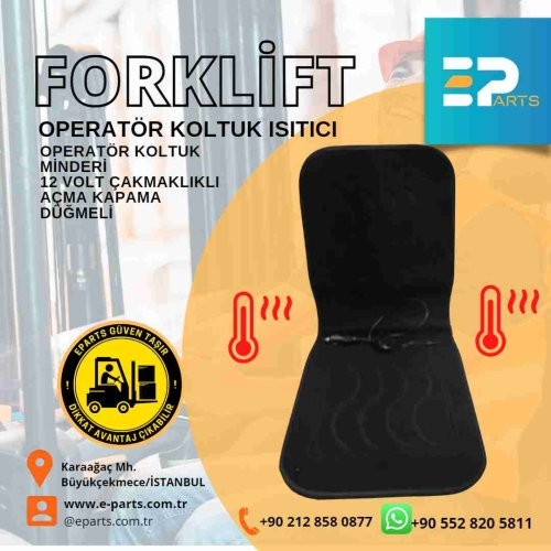 Forklift Koltuk Isıtıcıs 12V KOLTUK ISITICI MINDER (ÇAKMAK FİŞLİ)