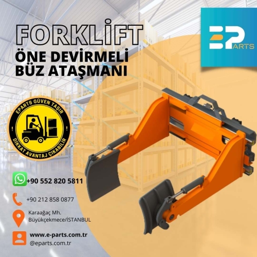 Forklift Öne Devirmeli Büz Ataşmanı