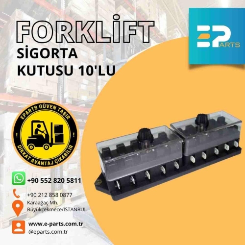 Forklift Sigorta Kutusu 10'lu Universal
