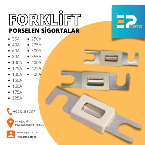 Forklift Sigortası 150A Porselen