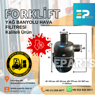 Forklift Yağ Banyolu Hava Filtresi - Universal