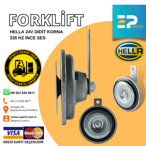 HELLA 24V DİDİT KORNA  335 HZ İNCE SES