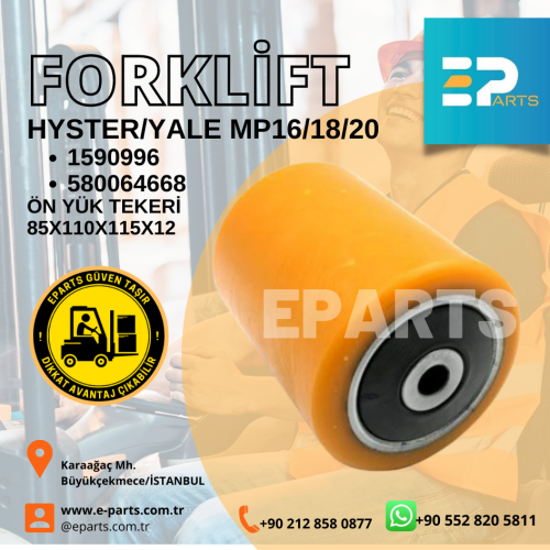 YALE MP16/18/20 580064668 ÖN YÜK TEKERİ 85x110x115x12