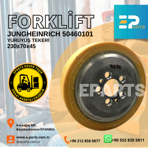 JUNGHEINRICH 50460101 YÜRÜYÜŞ TEKERİ 230x70x45