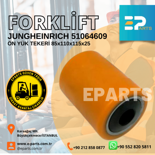 JUNGHEINRICH 51064609 ÖN YÜK TEKERİ 85x110x115x25