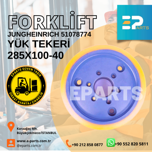 JUNGHEINRICH 51078774 YÜK TEKERİ 285x100-40