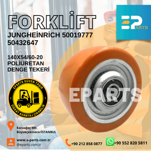 Jungheinrich 50019777 140x54/60-20 Poliüretan Denge Tekeri