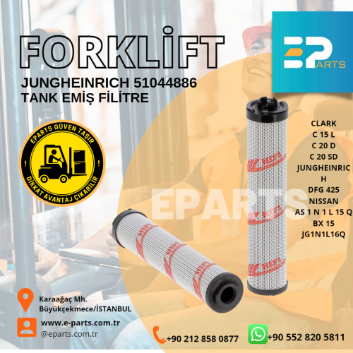 Jungheinrich 51044886 Hidrolik Filitre
