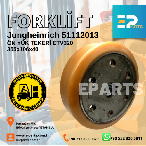 Jungheinrich 51112013 ÖN YÜK TEKERİ ETV320 355x106x40