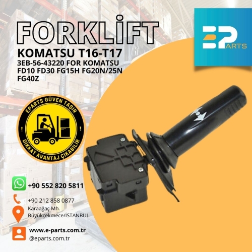 KOMATSU Vites Kolu T16 - T17 3EB-56-43220  VİTES KOLU