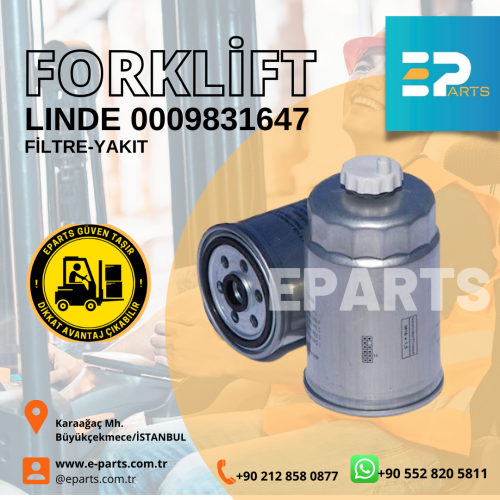 LINDE 0009831647 Yakıt Filitresi