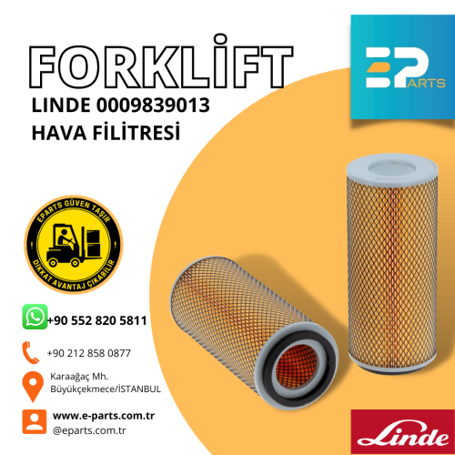 LİNDE 0009839013 Hava Filitresi