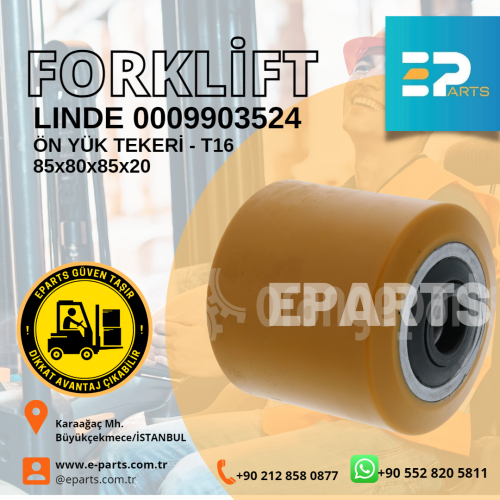 LINDE 0009903524 ÖN YÜK TEKERİ - T16 85x80x85x20