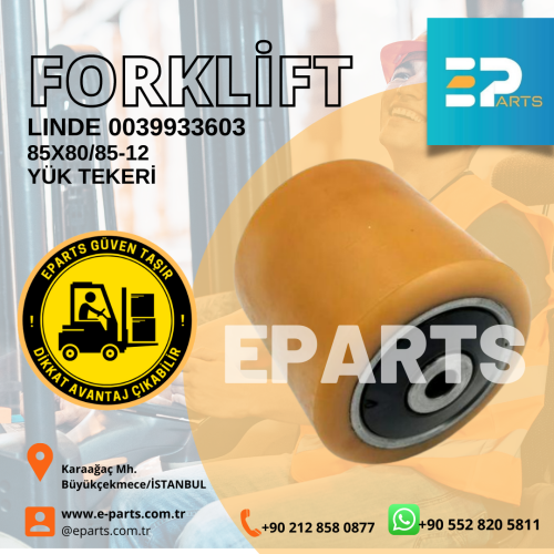 LINDE 0039933603 85x80/85-12 YÜK TEKERİ