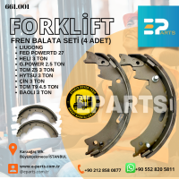 FED POWERTD 27 - Forklift Fren Balatası 1 Set (4 Adet)