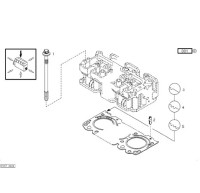 Linde  DZ04504795 Silindir Kapak Contası 3 Kertik (TCD 4.1 L04)