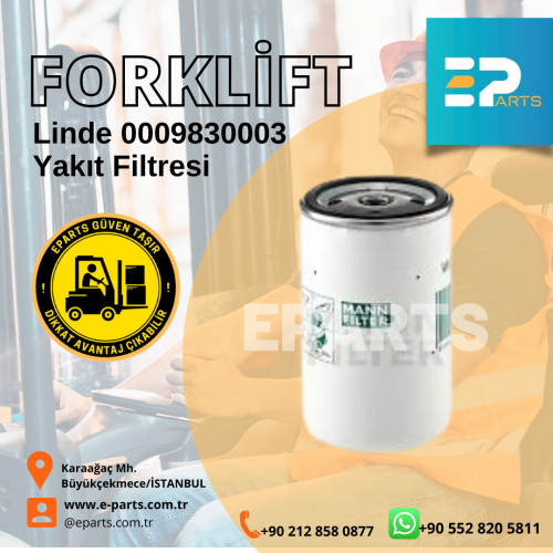 Linde 0009830003 Yakıt Filtresi