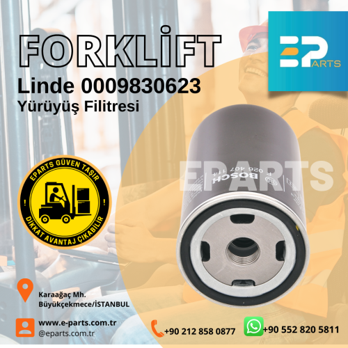 Linde 0009830623 Yürüyüş Filitresi