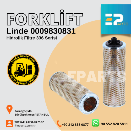 Linde 0009830831 Hidrolik Filtre 336 Serisi