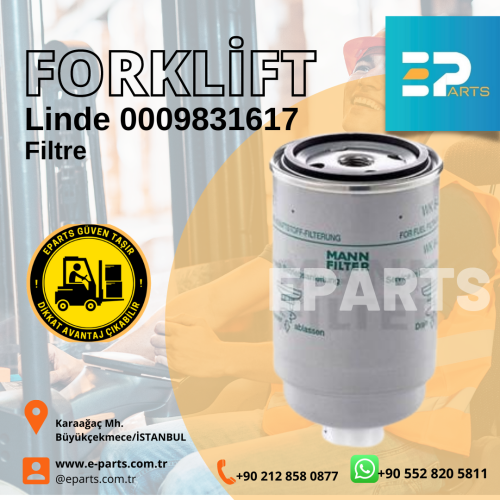 Linde 0009831617 Yakıt Filtre