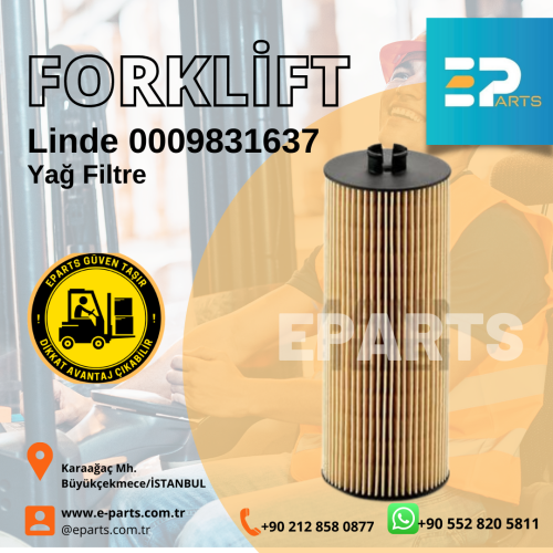 Linde 0009831637 Yağ Filtre
