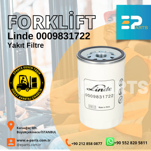 Linde 0009831722 Yakıt Filtre