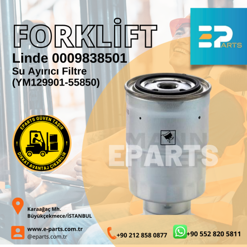 Linde 0009838501 Su Ayırıcı Filtre (YM129901-55850)