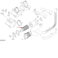 Linde 0009839012 Hava Filtresi VW Motor 350 Serisi H18