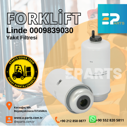 Linde 0009839030 Yakıt Filitre