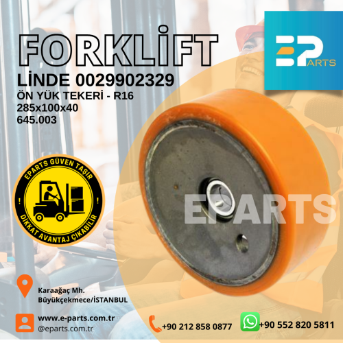 Linde 0029902329 ÖN YÜK TEKERİ - R16 285x100x40